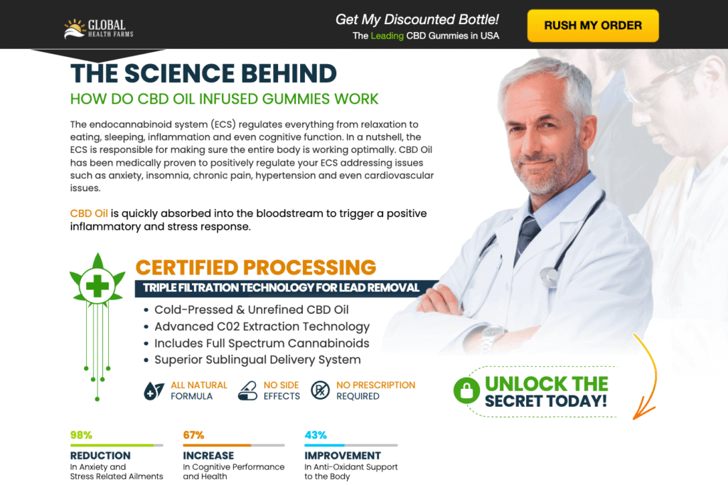 Global Health Farms CBD Gummies USA Reviews Global Health Farms CBD Gummies USA Reviews