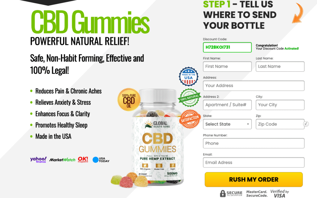 Global Health Farms CBD Gummies USA Global Health Farms CBD Gummies USA
